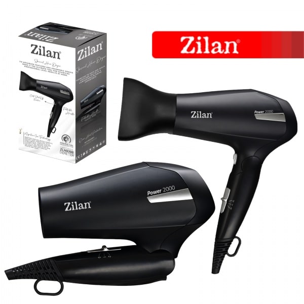 Uscator de par DEMETER, putere 2000W, 2 trepte de viteza, ZILAN / ZLN 9396