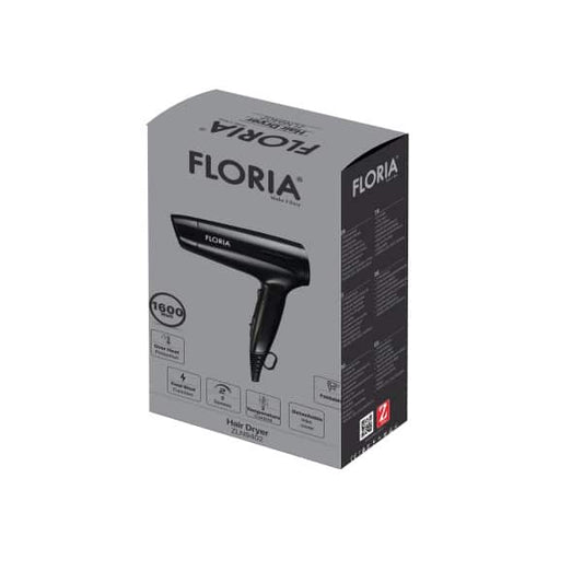 Uscator de par, putere 1600W, 2 trepte de viteza, FLORIA / ZLN 9402
