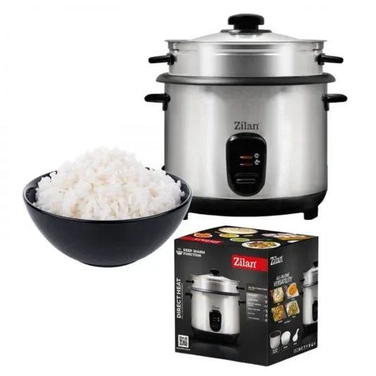 Aparat de gatit 2 in 1, orez si alimente la abur, putere 500W, capacitate 1.5l, ZILAN / ZLN 9570 - 221.ro