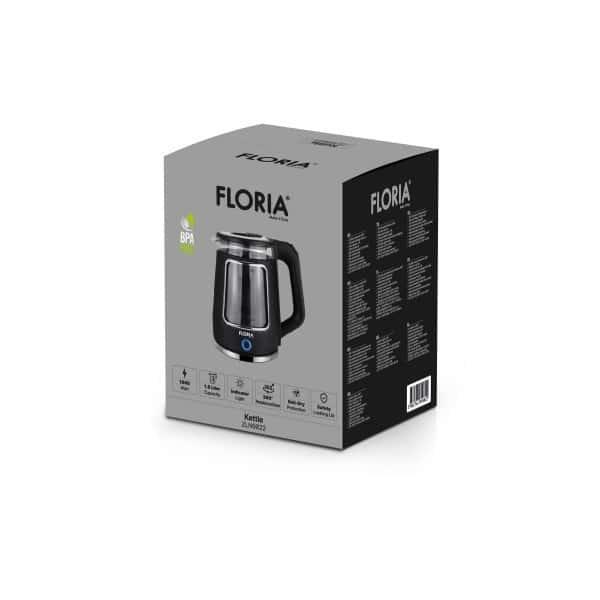 Fierbator electric, putere 1800W, capacitate 1.8l, baza rotativa 360° FLORIA / ZLN 9822 - 221.ro