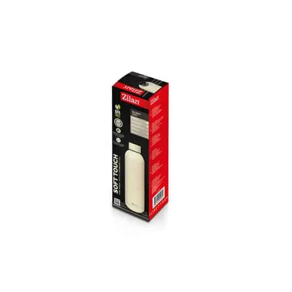 Termos tip sticla, interior inox, capacitate 500ml ZILAN, crem / ZLN 9839 - 221.ro