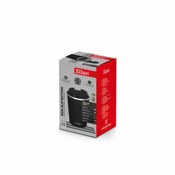 Cana de cafea, termos, interior din inox, capacitate 510ml ZILAN, negru / ZLN 9922 - 221.ro