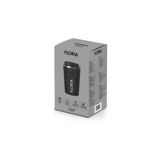 Cana de cafea, termos, interior din inox, capacitate 380ml FLORIA, gri / ZLN 9970 - 221.ro