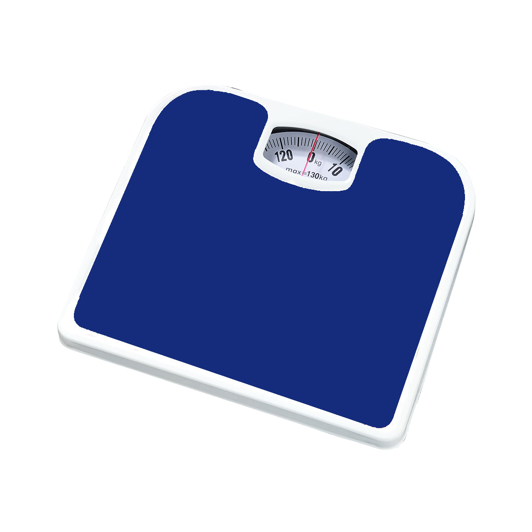 Cantar de baie mecanic, greutate maxima 130kg, albastru Floria / ZLN1692
