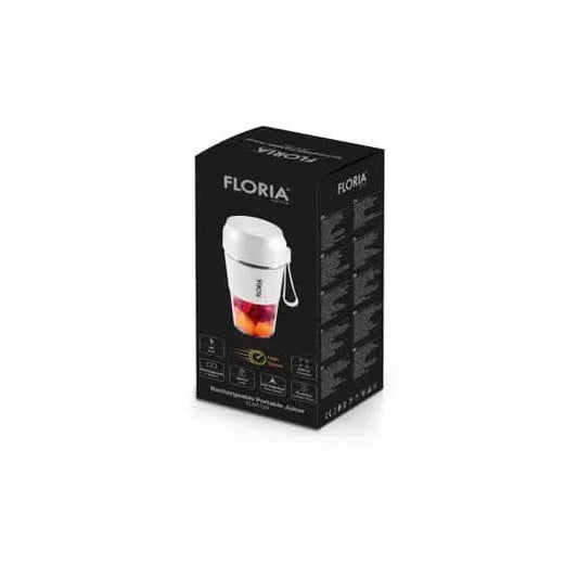 Blender Portabil pentru suc, putere 50W, capacitate 300ml, alb FLORIA / ZLN1720 - 221.ro