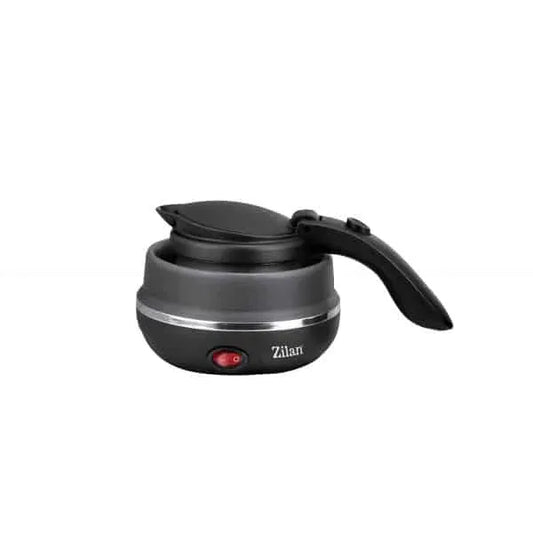 Fierbator pliabil pentru voiaj, putere 750W, capacitate 0.5l, baza din inox si carcasa din silicon durabil ZILAN / ZLN1986 - 221.ro