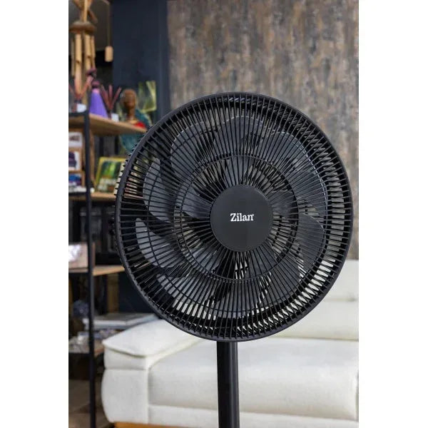 Ventilator cu picior, 3 trepte de viteza, putere 50W, diametru 41cm, inaltime reglabila ZILAN / ZLN2563 - 221.ro