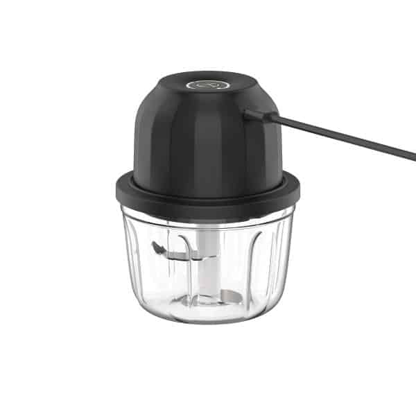 Tocator reîncărcabil pentru legume și fructe (Mini Chopper), cu o capacitate de 350 ml, baterie de 1200 mAh și putere de 5V/30W FLORIA / ZLN2655