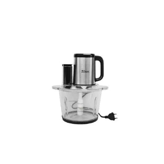 Tocator digital multifuncțional pentru legume și fructe, vas din sticlă de 3L, 4 programe presetate, lame din titan, putere 500W ZILAN / ZLN2767 - 221.ro