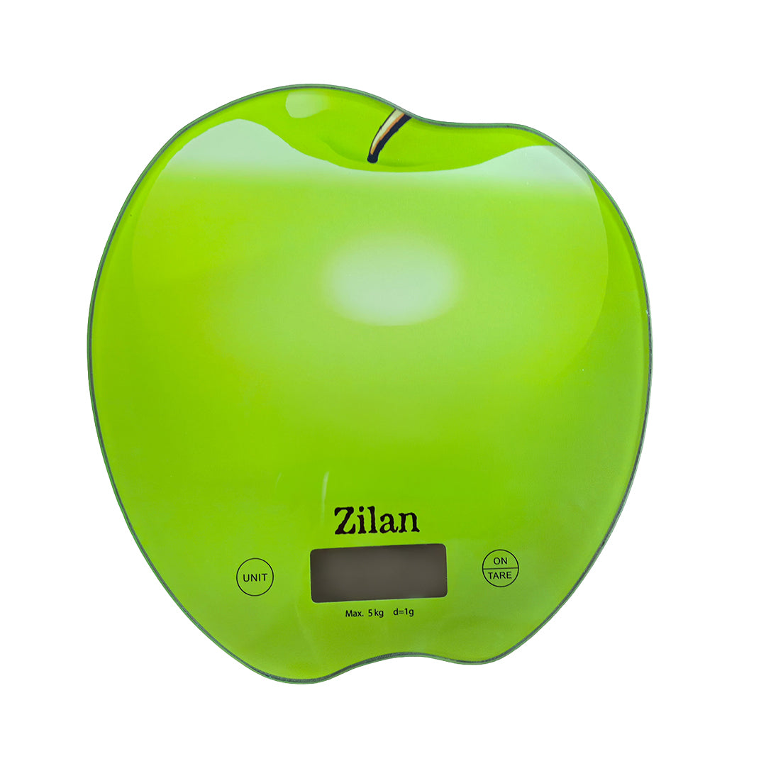 Cântar de bucătărie digital in forma de mar verde, maxim 5kg ZILAN / ZLN4857