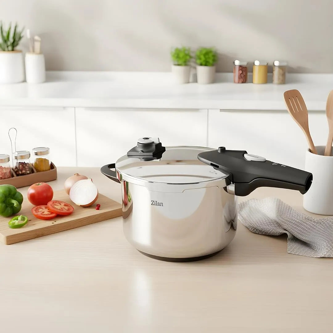 Oală sub presiune SafePlus 6L, inox, compatibilă inducție ZILAN / ZLN5304