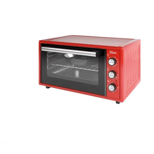Cuptor electric, putere 2000W, capacitate 45l, 3trepte de putere, rosu ZILAN / ZLN5650 - 221.ro