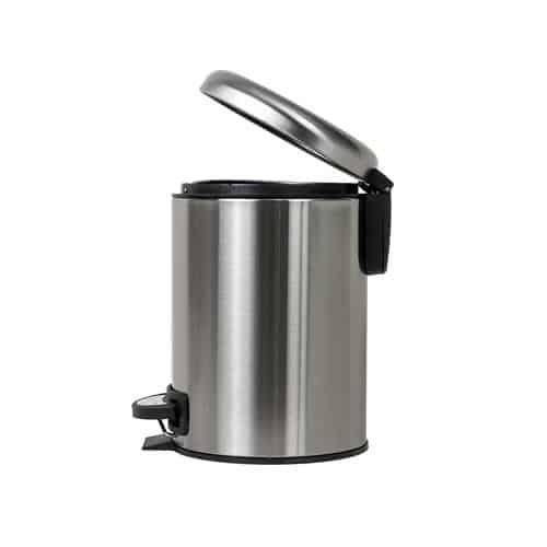 Coș de gunoi, capac pedală, 20L, inox, ZILAN / ZLN6911
