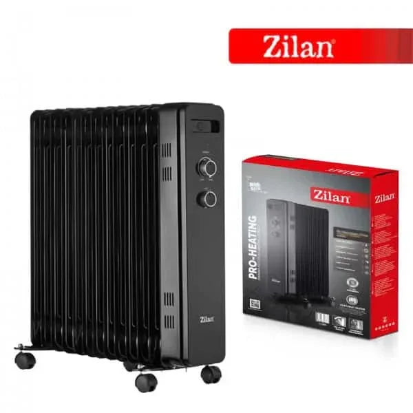 Calorifer electric cu 13 elementi, putere 2500W, termostat reglabil ZILAN / ZLN8467 - 221.ro