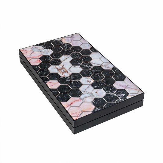 Joc de table din lemn lacuit, Trandy 49x58cm / ZTS 5482-3 - 221.ro