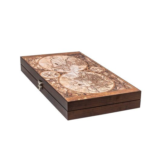 Joc de table din lemn lacuit 50x50cm / ZTS 5512