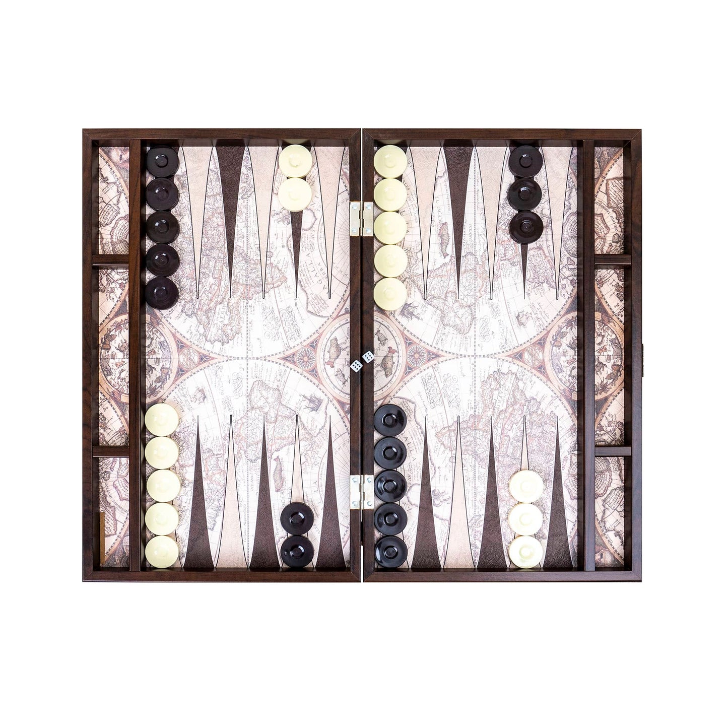 Joc de table din lemn lacuit 50x50cm / ZTS 5512