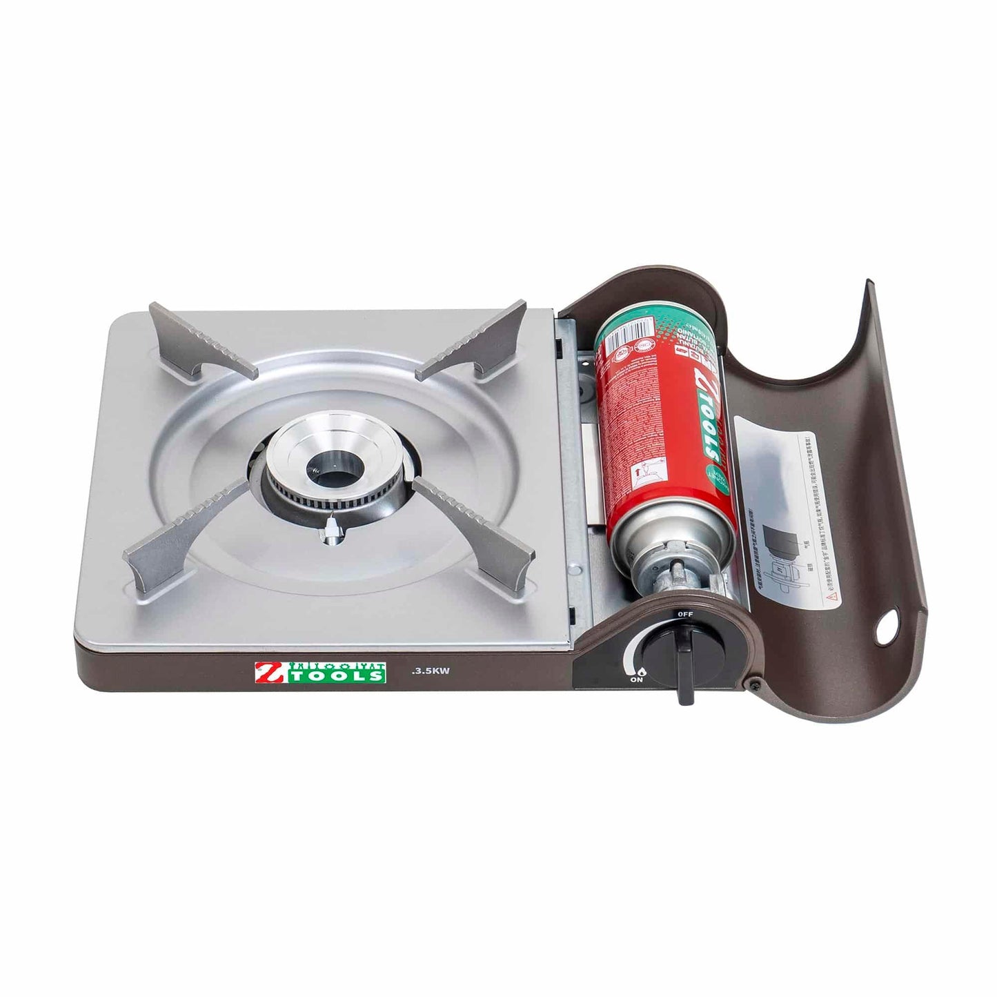 Pachet aragaz camping, putere 3.5kw, aprindere automata + 3 butelii 410ml / ZTS 5614_1 - 221.ro