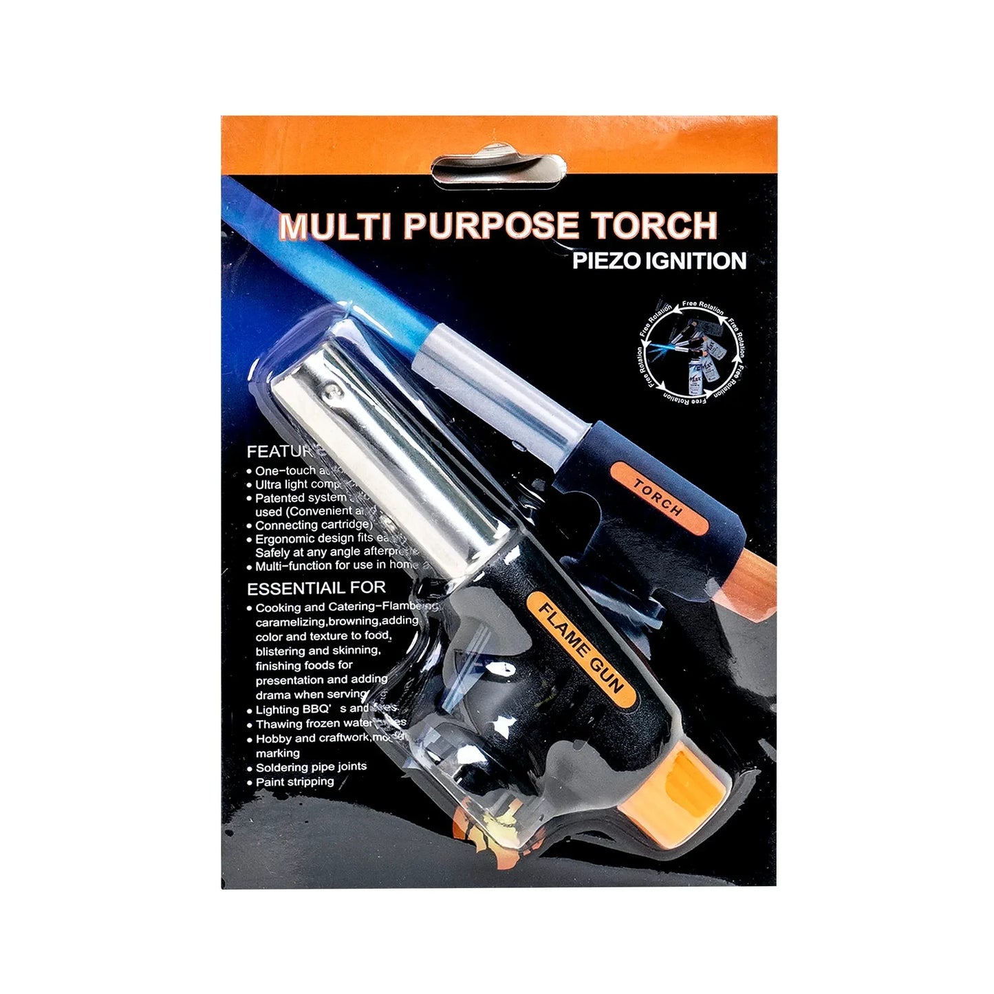 Set lampa instalator tip spray (ZTS 5626) si doza gaz tip spray 227gr, (5214) / ZTS 5626_1 - 221.ro