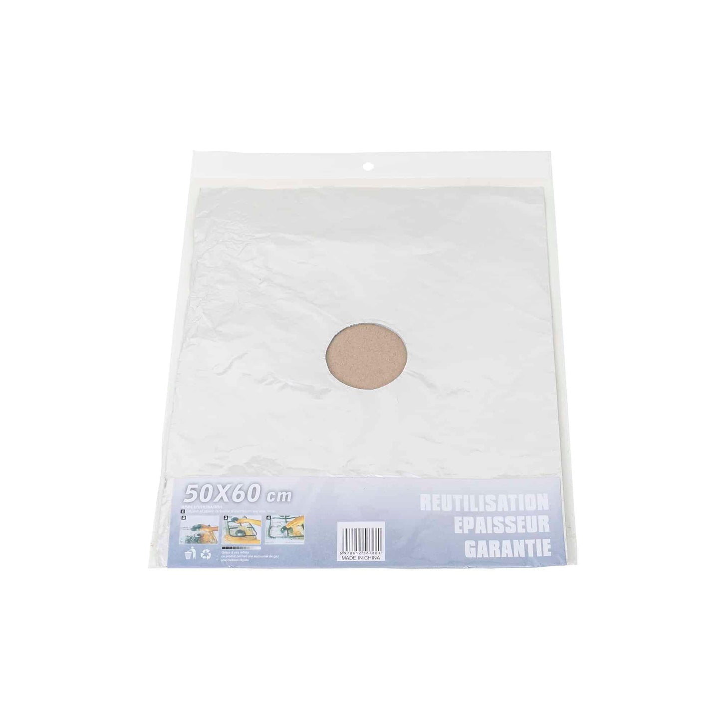 Folie aluminiu, pentru protectie aragaz, 50x60cm Z-TOOLS / ZTS 5651 - 221.ro