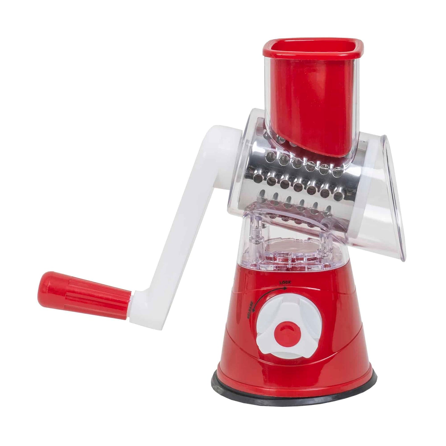 Razatoare manuala cu manivela pentru fructe si legume, 3 lame interschimbabile / ZTS 5673 - 221.ro