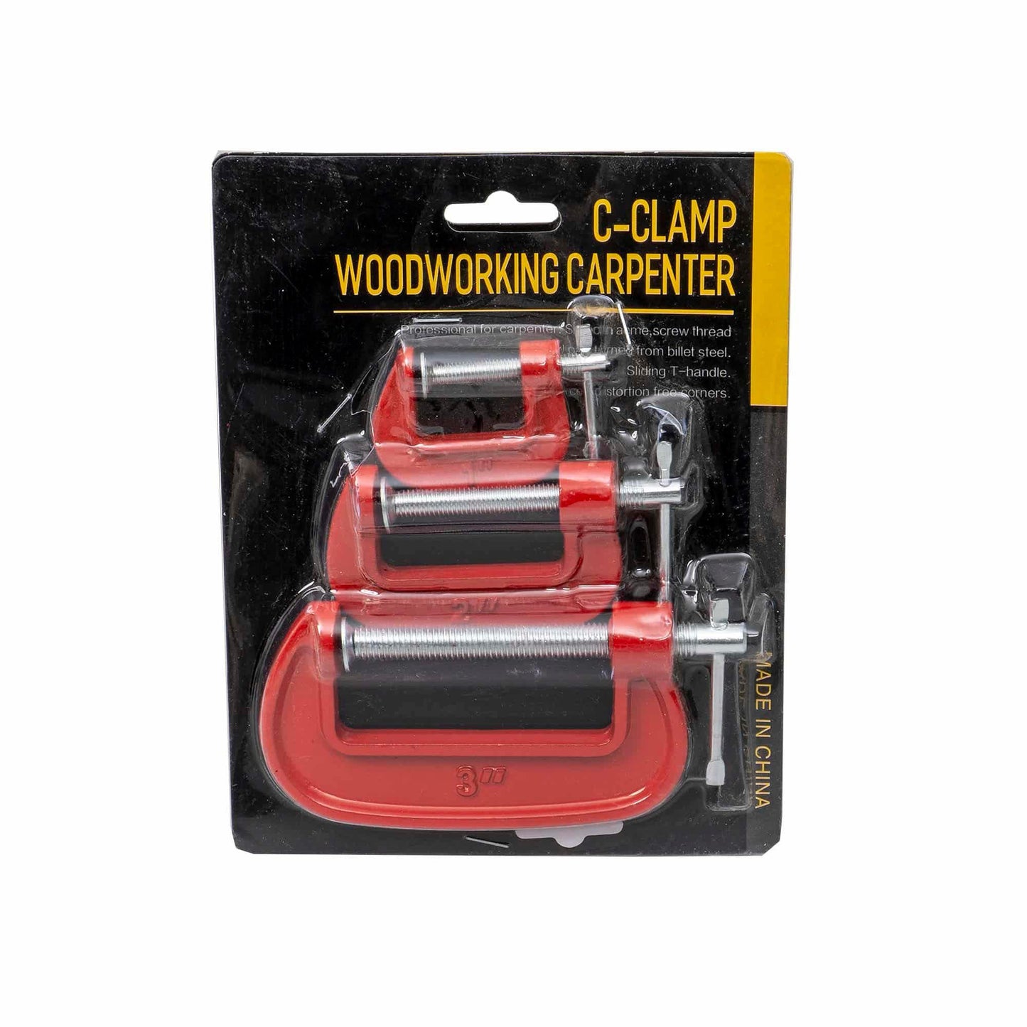 Set 3 cleme de fixare 25x50x75mm, Z-TOOLS / ZTS 5686 - 221.ro
