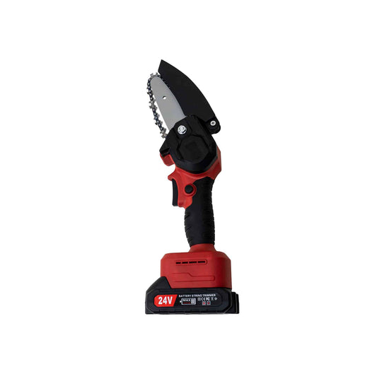 Mini fierastrau electric cu 2 acumulatori 24V, lant 4" Z-TOOLS / ZTS 5692 - 221.ro