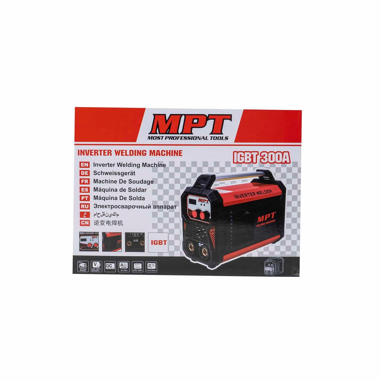 Aparat de sudura cu arc IGBT 300A, MNA 3007 Z-TOOLS / ZTS 5718 - 221.ro