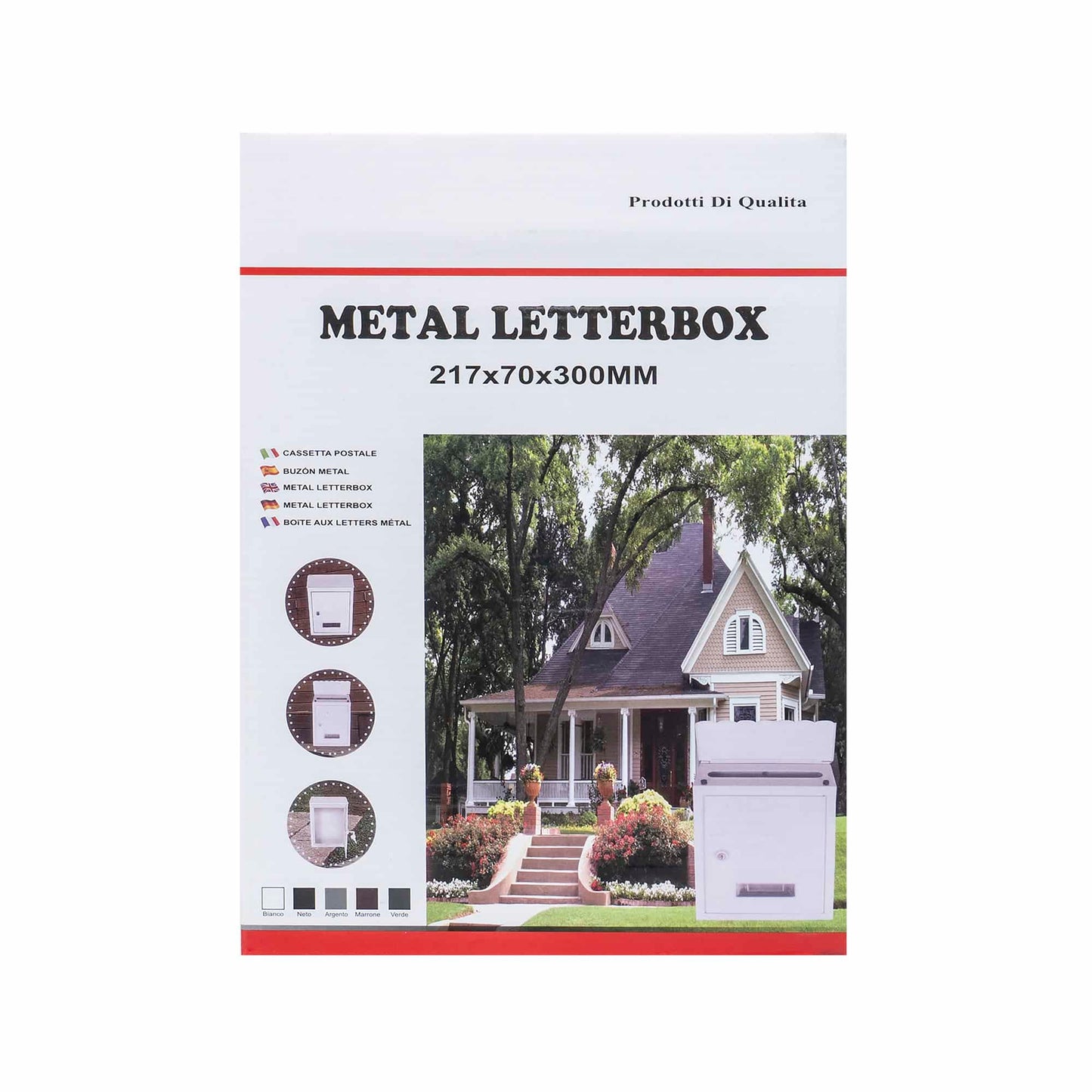 Cutie postala metalica, 21.7x7x30cm, alb Z-TOOLS / ZTS 5732_A