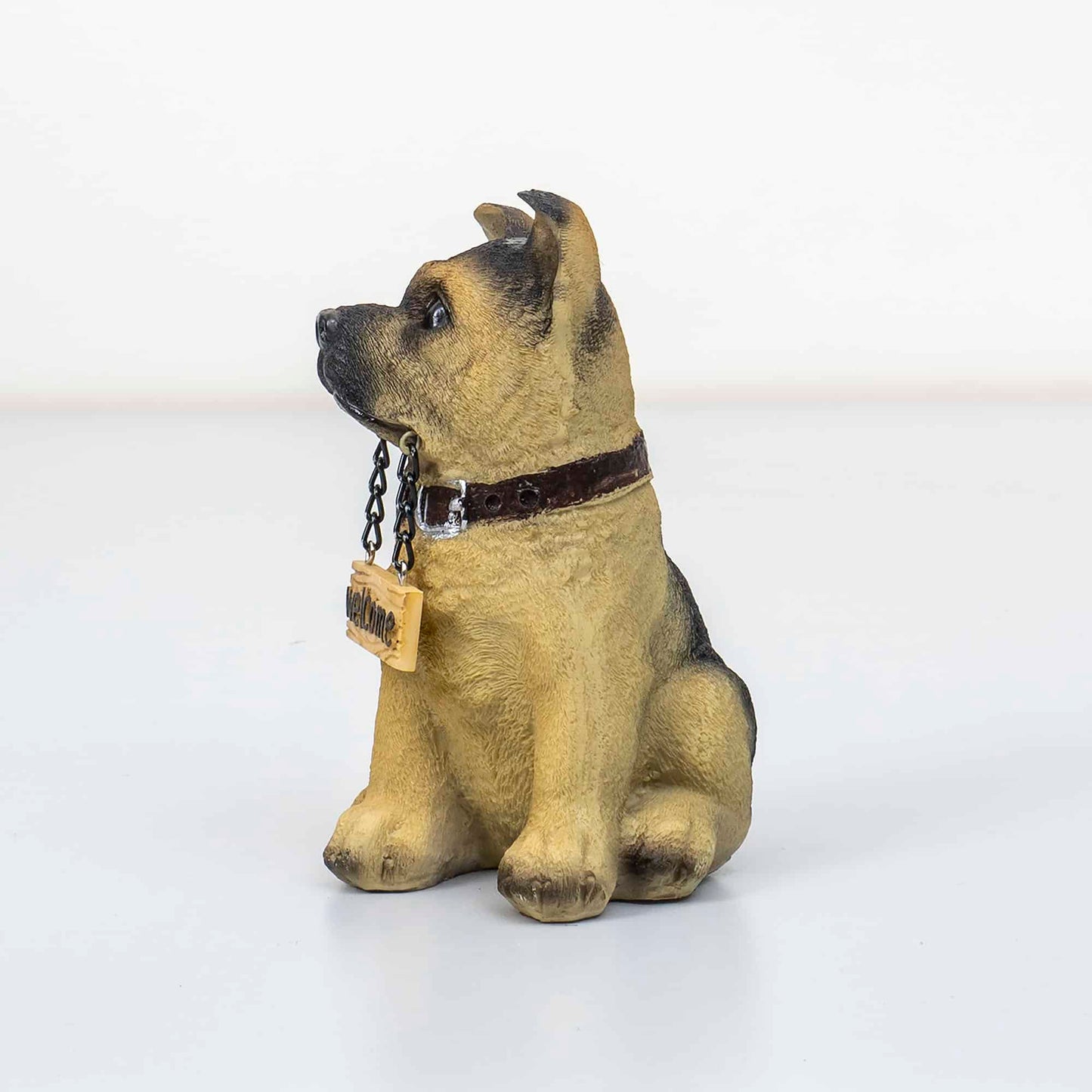 Decoratiune pentru gradina, din rasina, model catel, inaltime 14cm / ZTS 8021