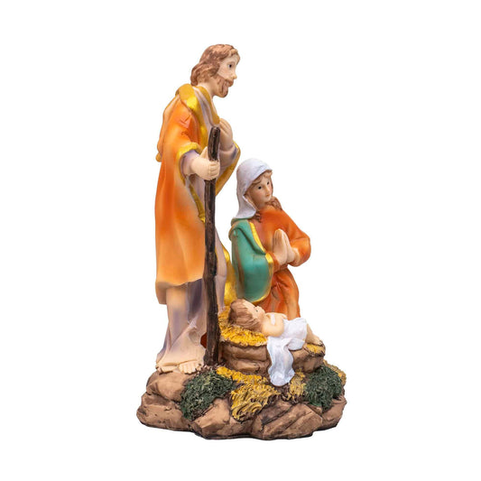 Statueta decorativa din rasina cu Famila Sfanta, inaltime 24cm / ZTS 8047 - 221.ro