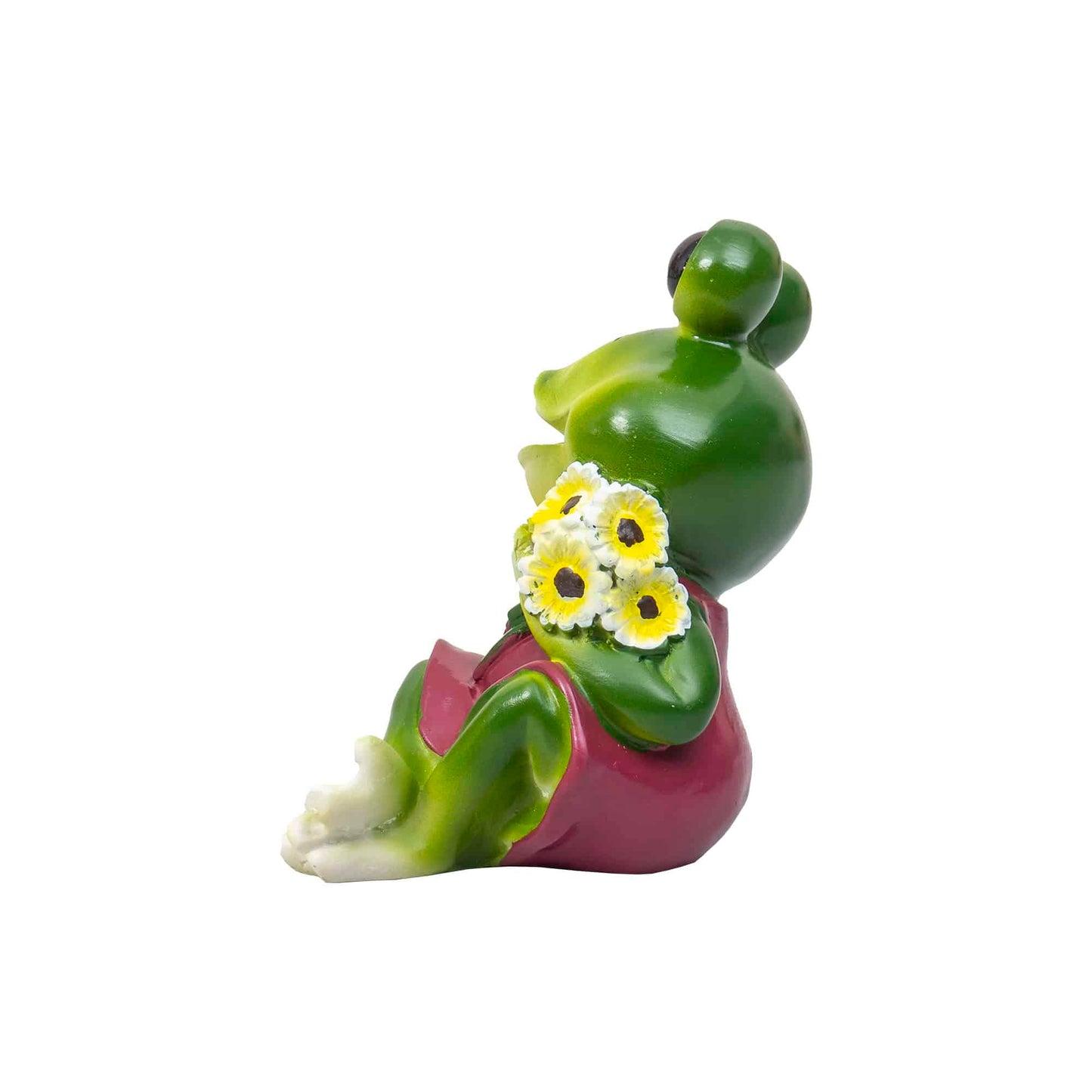 Decoratiune pentru gradina, din rasina, model broscuta, H 12cm / ZTS 8069