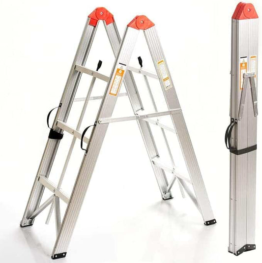 Scara pliabila din aluminiu, cu 3 trepte, maxim 150kg / ZTS 8078