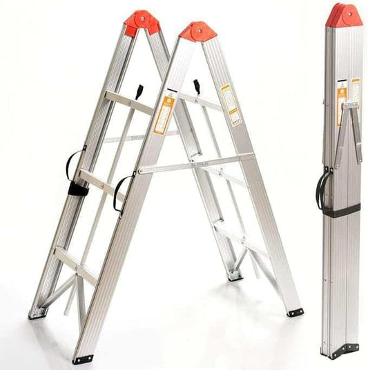 Scara pliabila din aluminiu, cu 3 trepte, maxim 150kg / ZTS 8078 - 221.ro