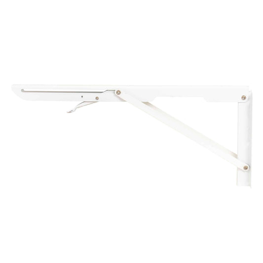 Set 2 suporti pliabili pentru raft, lungime 400mm alb, Z-TOOLS / ZTS 8134