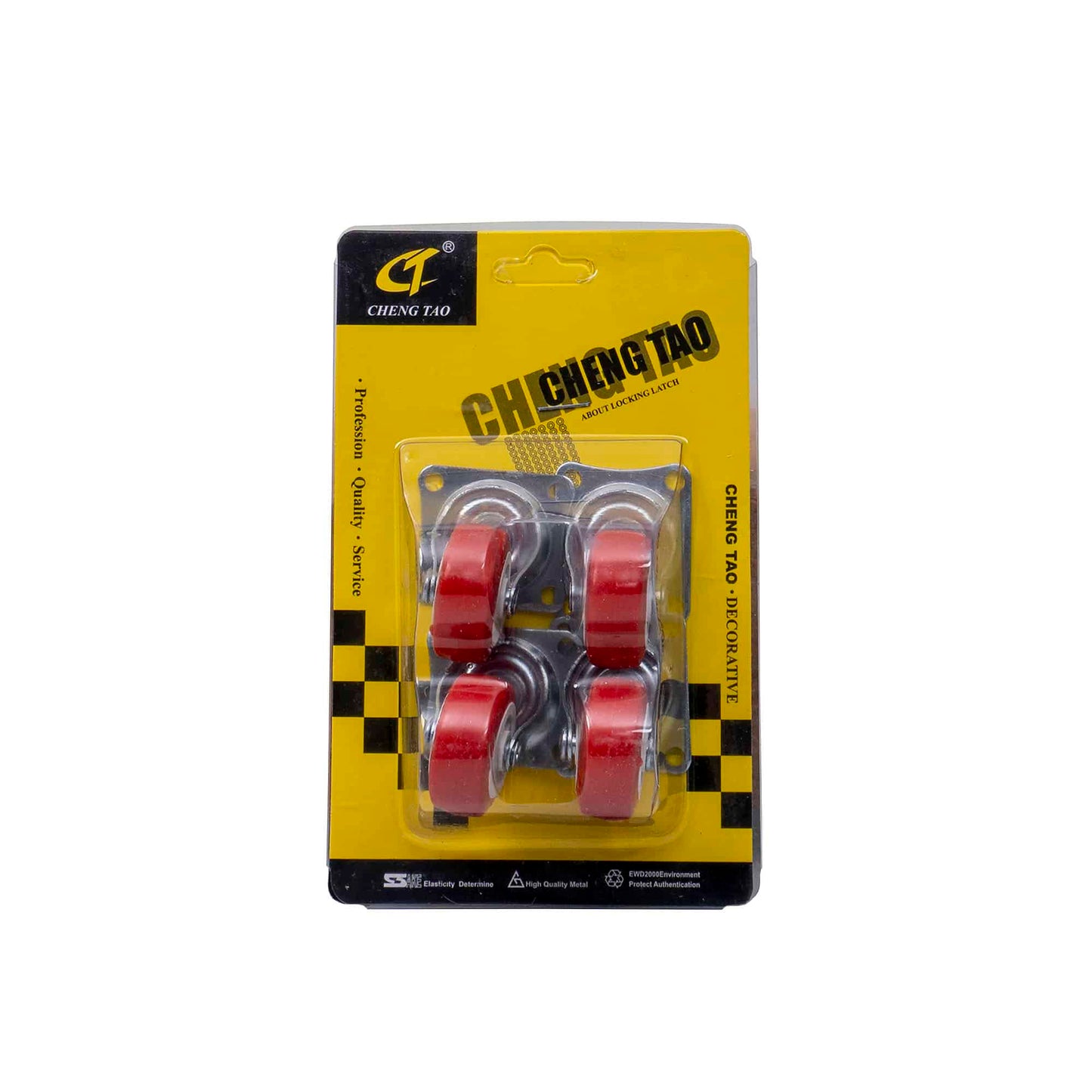 Set 4 roti pivotante, rola de cauciuc, 1.25 inchi, Z-TOOLS / ZTS 8137