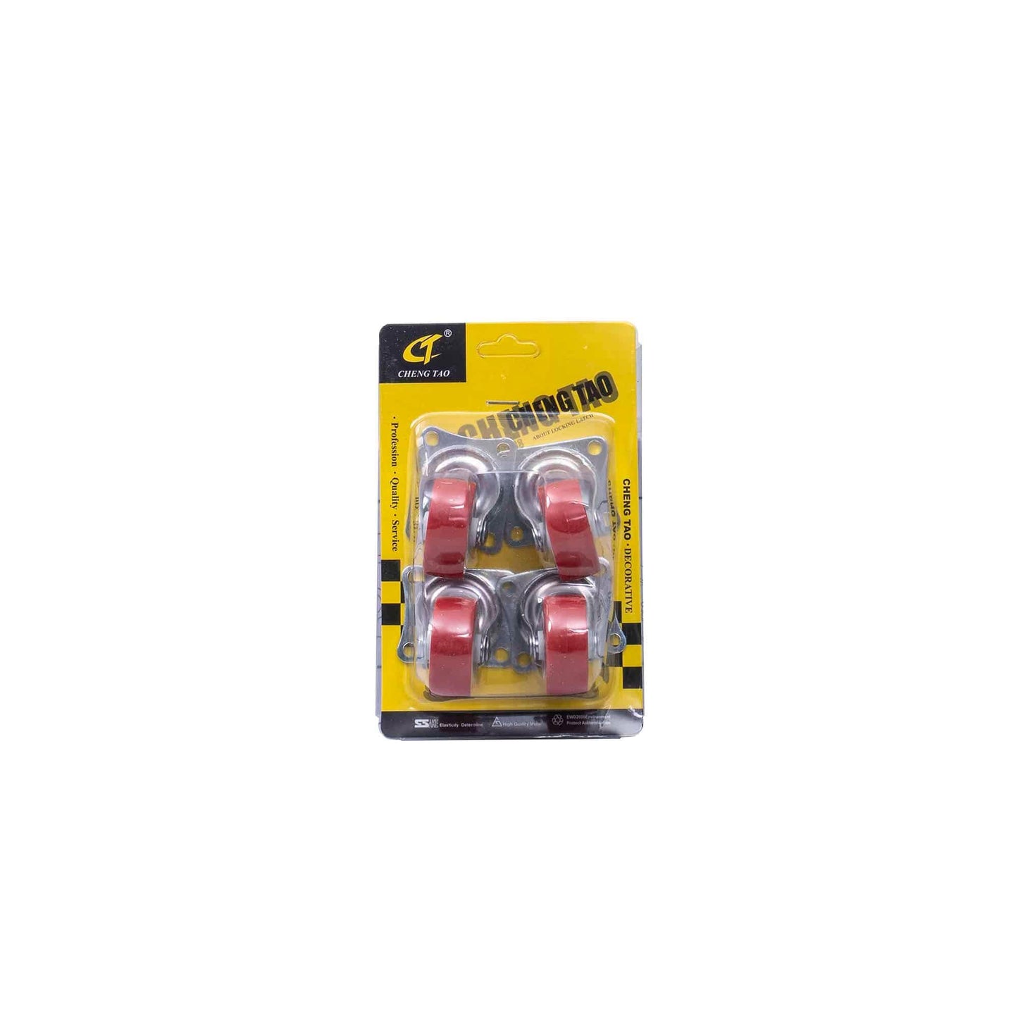 Set 4 roti pivotante, rola de cauciuc, 1.5 inchi, Z-TOOLS / ZTS 8138 - 221.ro