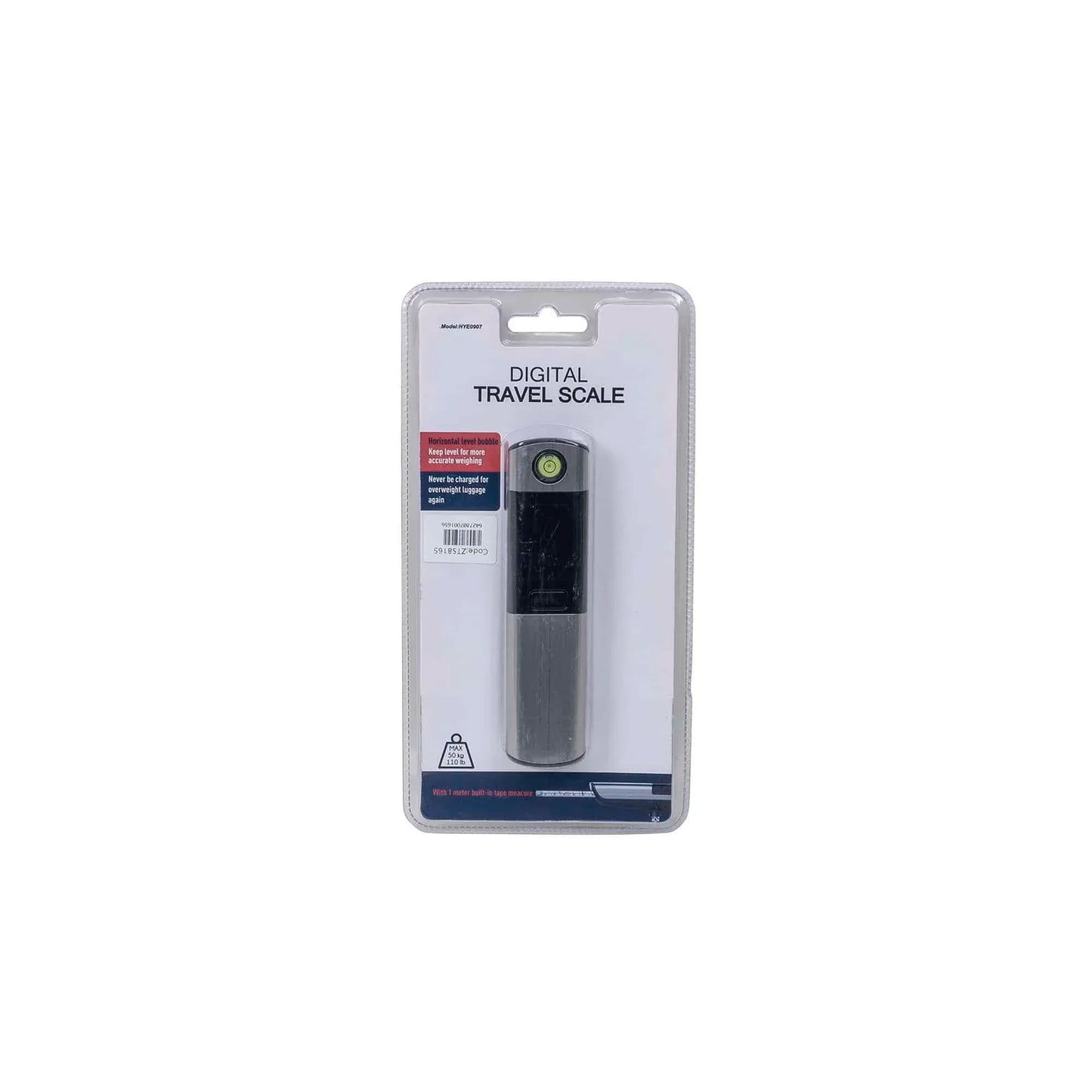 Cantar digital pentru bagaje, maxim 50kg plus ruleta cromat, Z-TOOLS / ZTS 8165 - 221.ro
