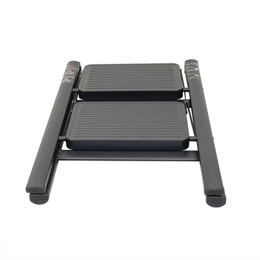 Scara pliabila din metal, cu 2 trepte, maxim 150kg / ZTS 8185 - 221.ro
