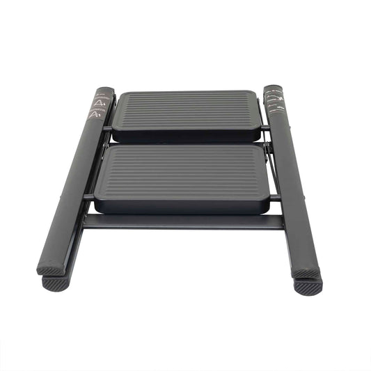 Scara pliabila din metal, cu 2 trepte, maxim 150kg / ZTS 8185