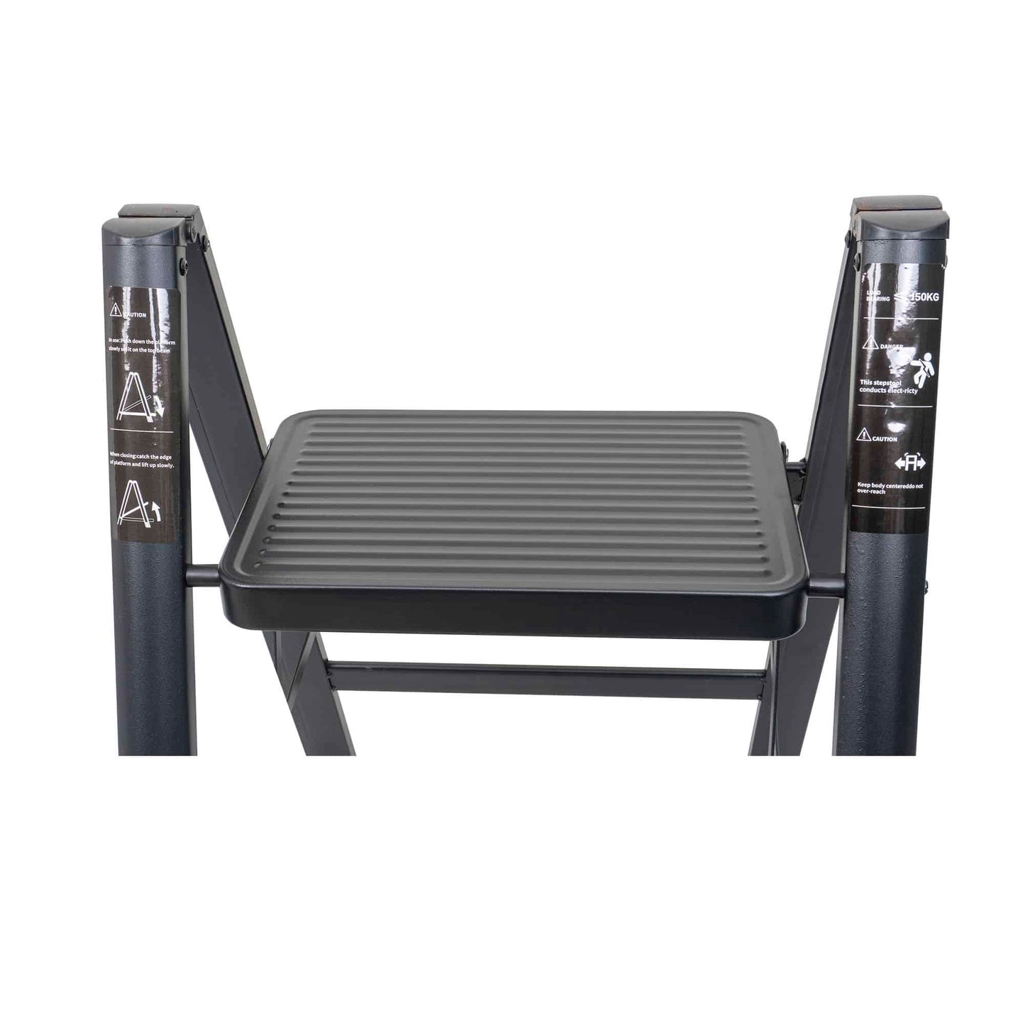 Scara pliabila din metal, cu 3 trepte, maxim 150kg / ZTS 8183