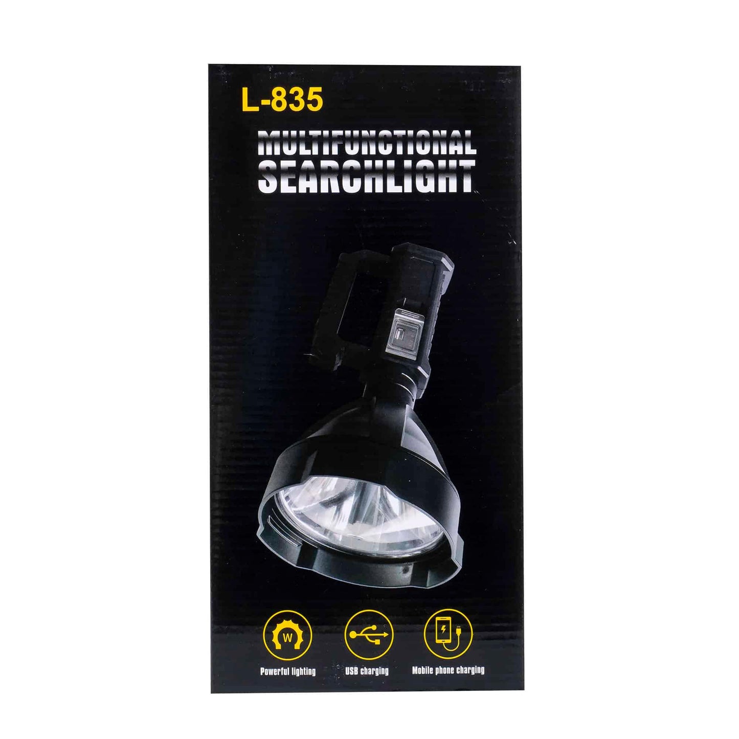 Lanterna de mana LED, reincarcabila USB, 4 moduri de intensitate a luminii, L-835 / ZTS 8205