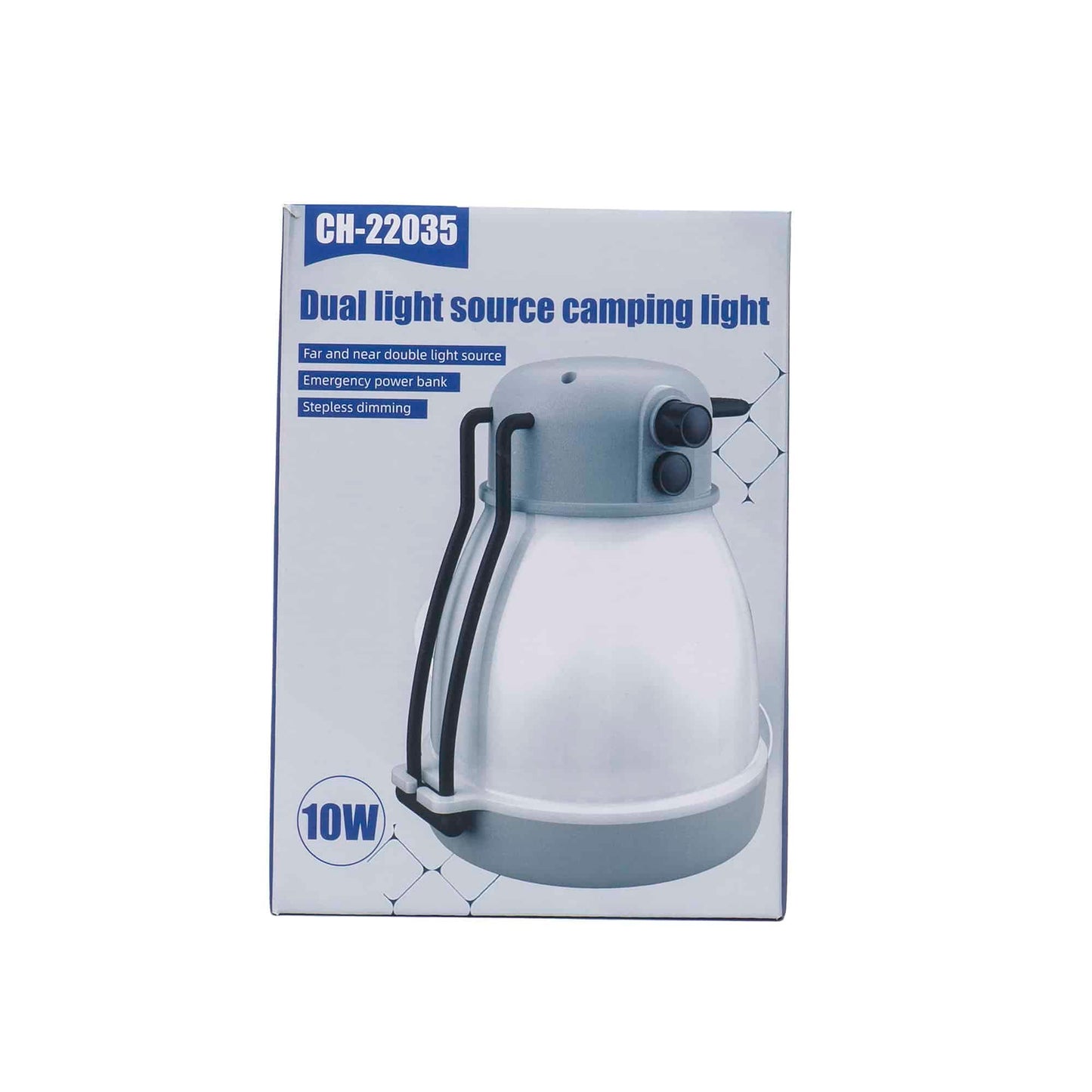 Felinar, 5 moduri de intensitate a luminii, putere 10W, gri / ZTS 8218