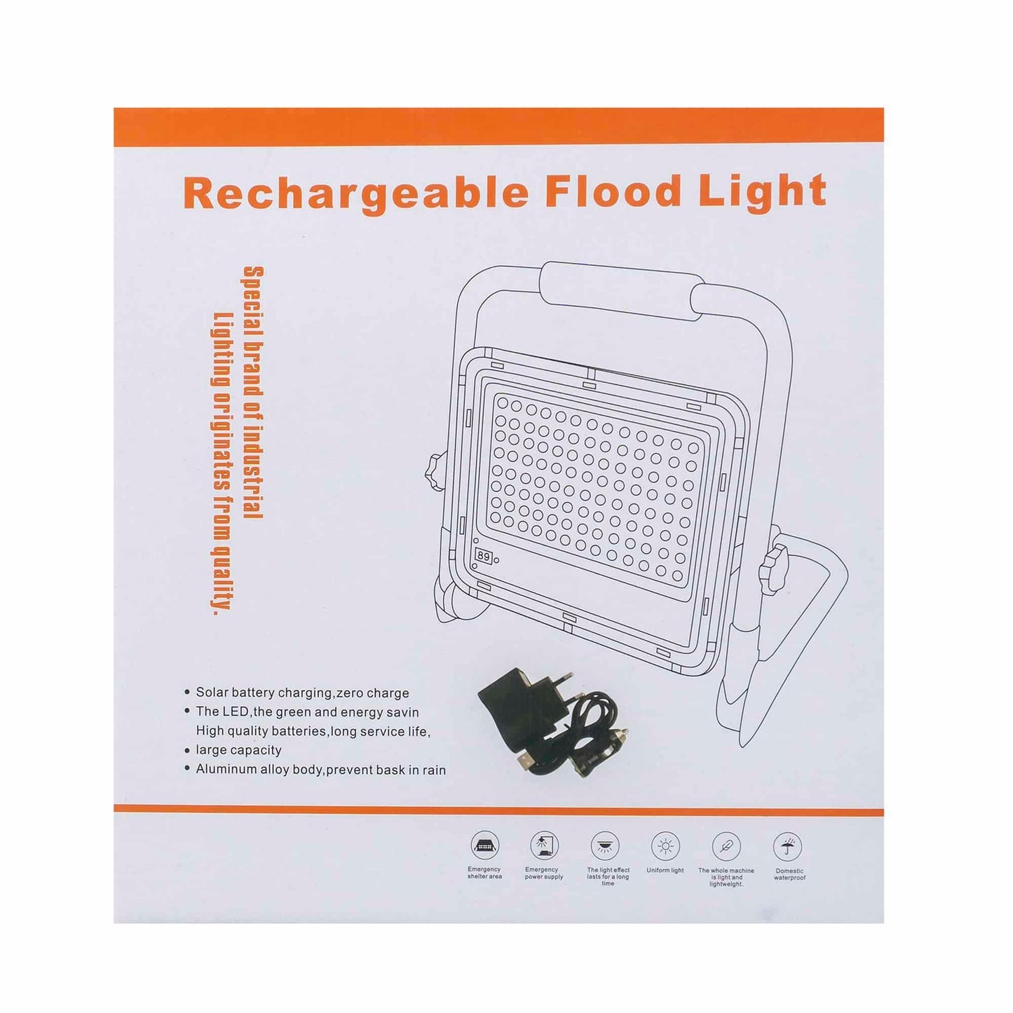 Proiector led portabil, 2 moduri de iluminat, USB, 200W, Z-TOOLS / ZTS 8223 - 221.ro