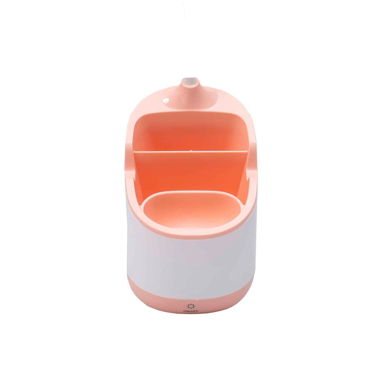 Lampa de birou pentru copii, 3 tipuri de lumina si suport pixuri, somon / ZTS 8244