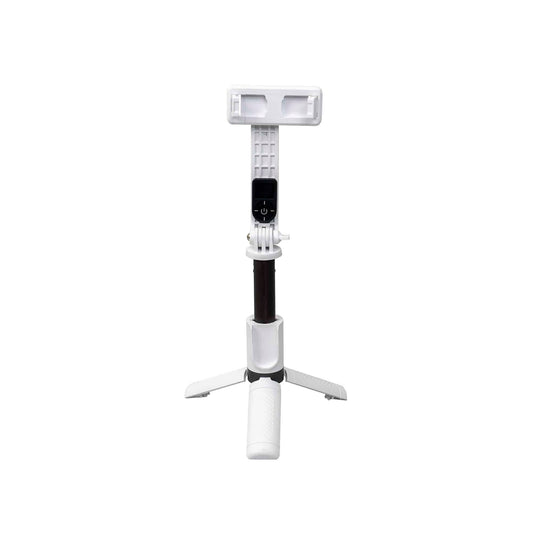 Selfie stick si trepied, telescopic, telecomanda bluetooth, super mini alb Z-TOOLS / ZTS 8250 - 221.ro