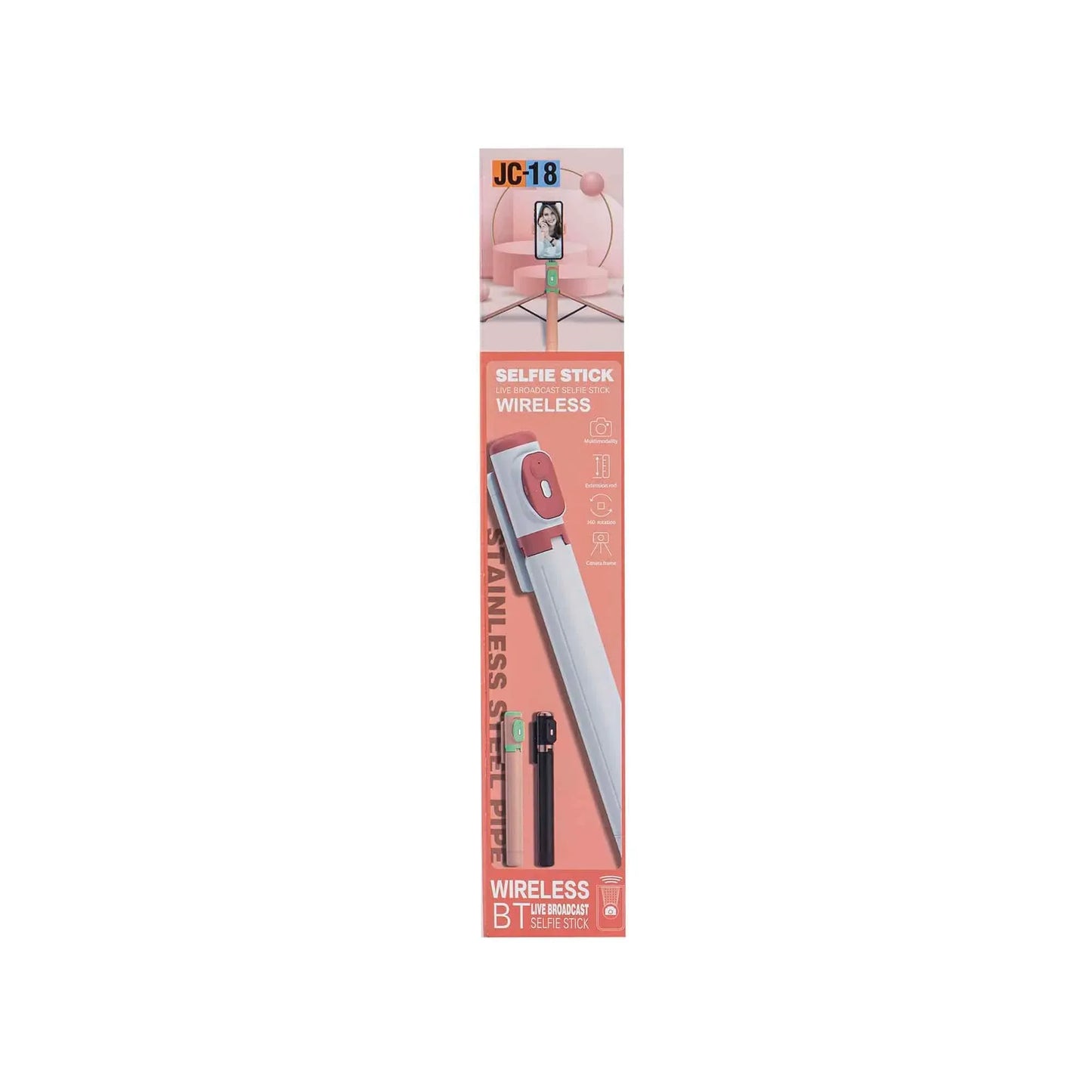 Selfie stick si trepied, telescopic, telecomanda bluetooth Z-TOOLS / ZTS 8251 - 221.ro