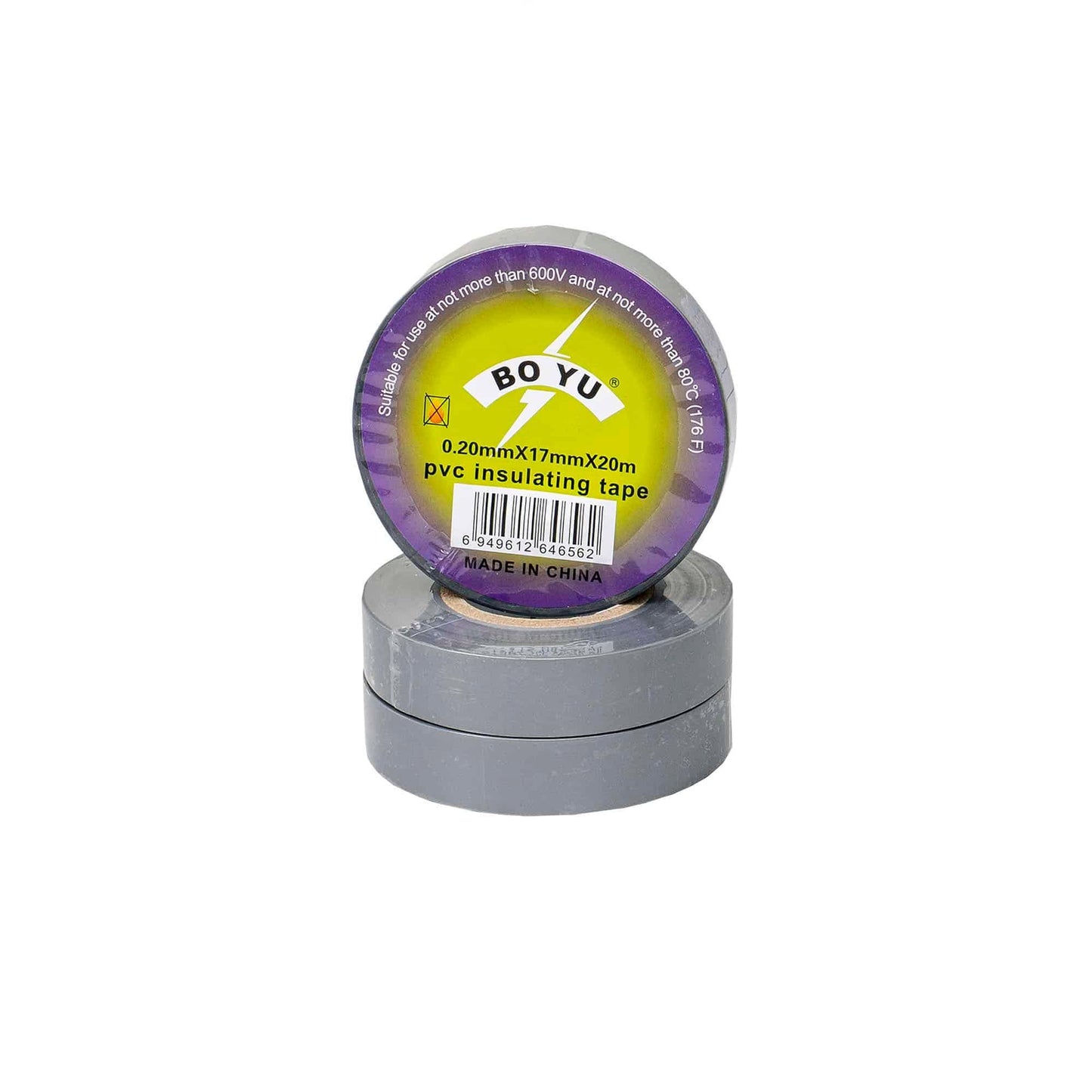 Set 3 bucati banda de izolat fire 0.2x1.7mm, 20m gri Z-TOOLS / ZTS 8267G_3 - 221.ro