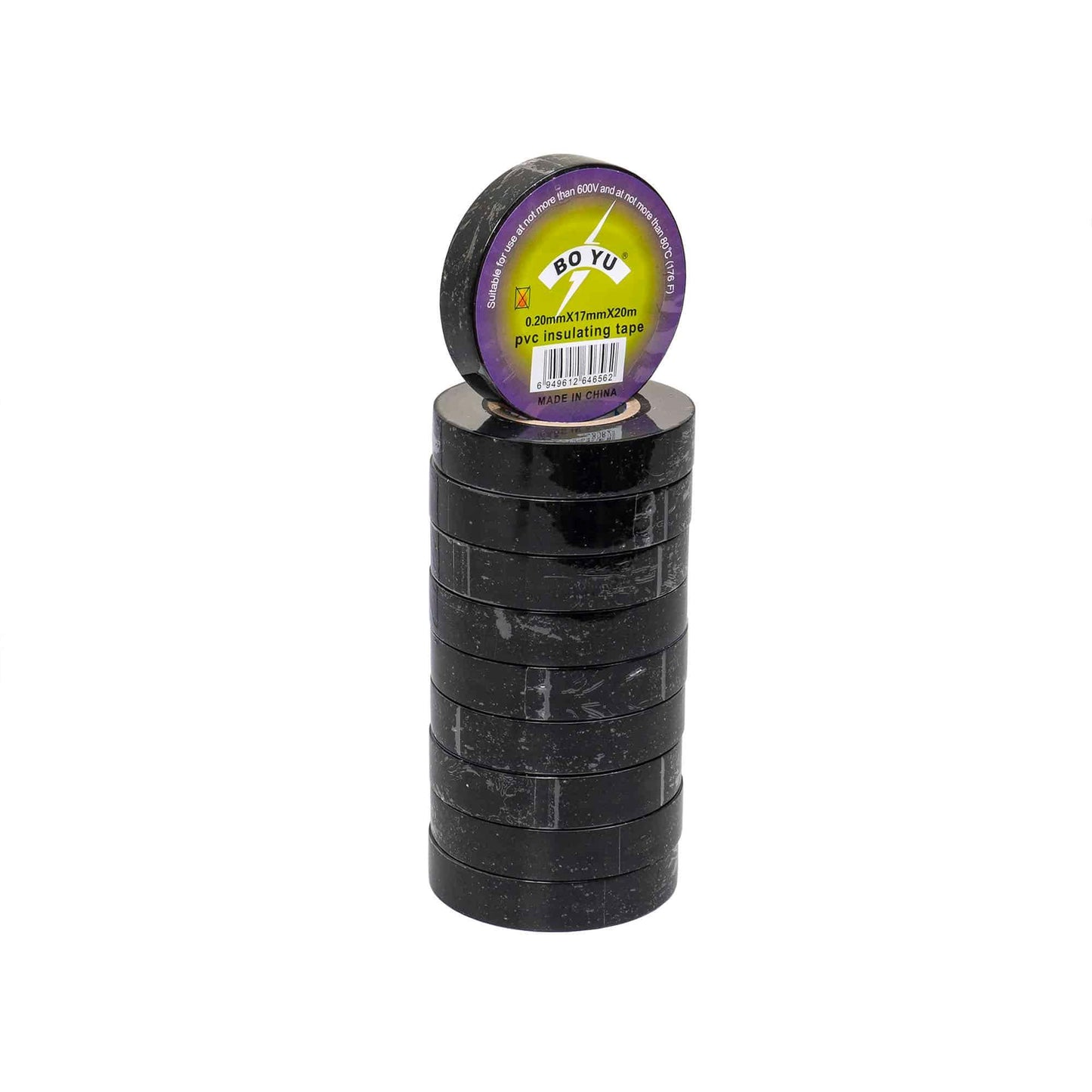 Set 10 bucati banda de izolat fire 0.2x1.7mm, 20m negru Z-TOOLS / ZTS 8267N_10 - 221.ro
