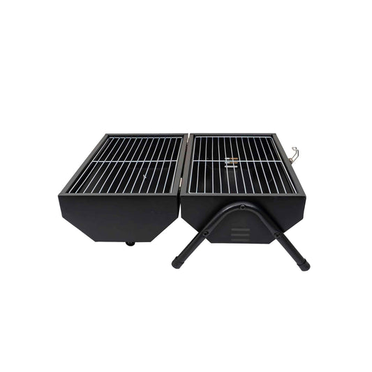 Gratar metalic, hexagonal, cu 2 grile de gatit, negru Z-TOOLS / ZTS 8332 - 221.ro